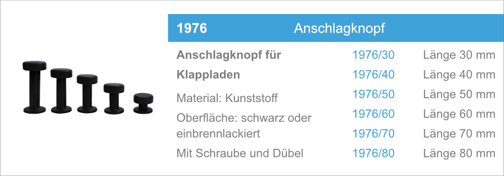 1976 Anschlagknopf